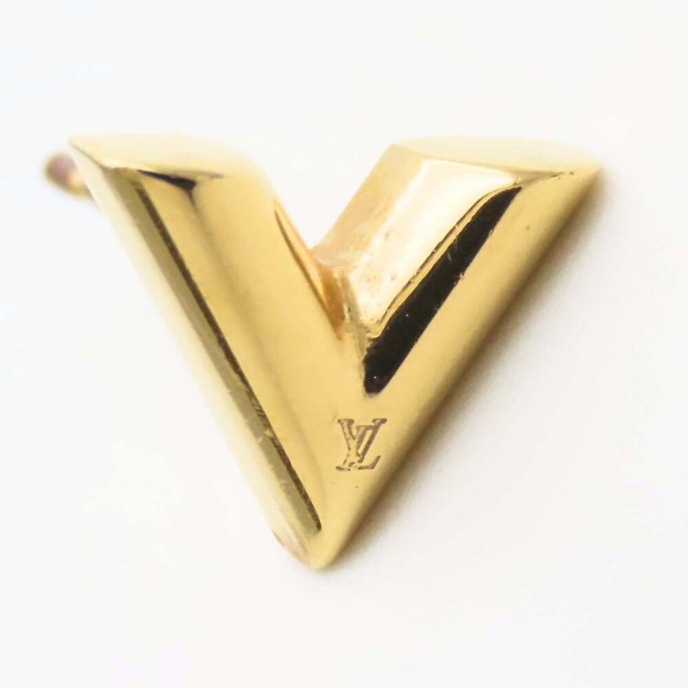 LOUIS VUITTON Gold Earrings - Picture 7 of 9
